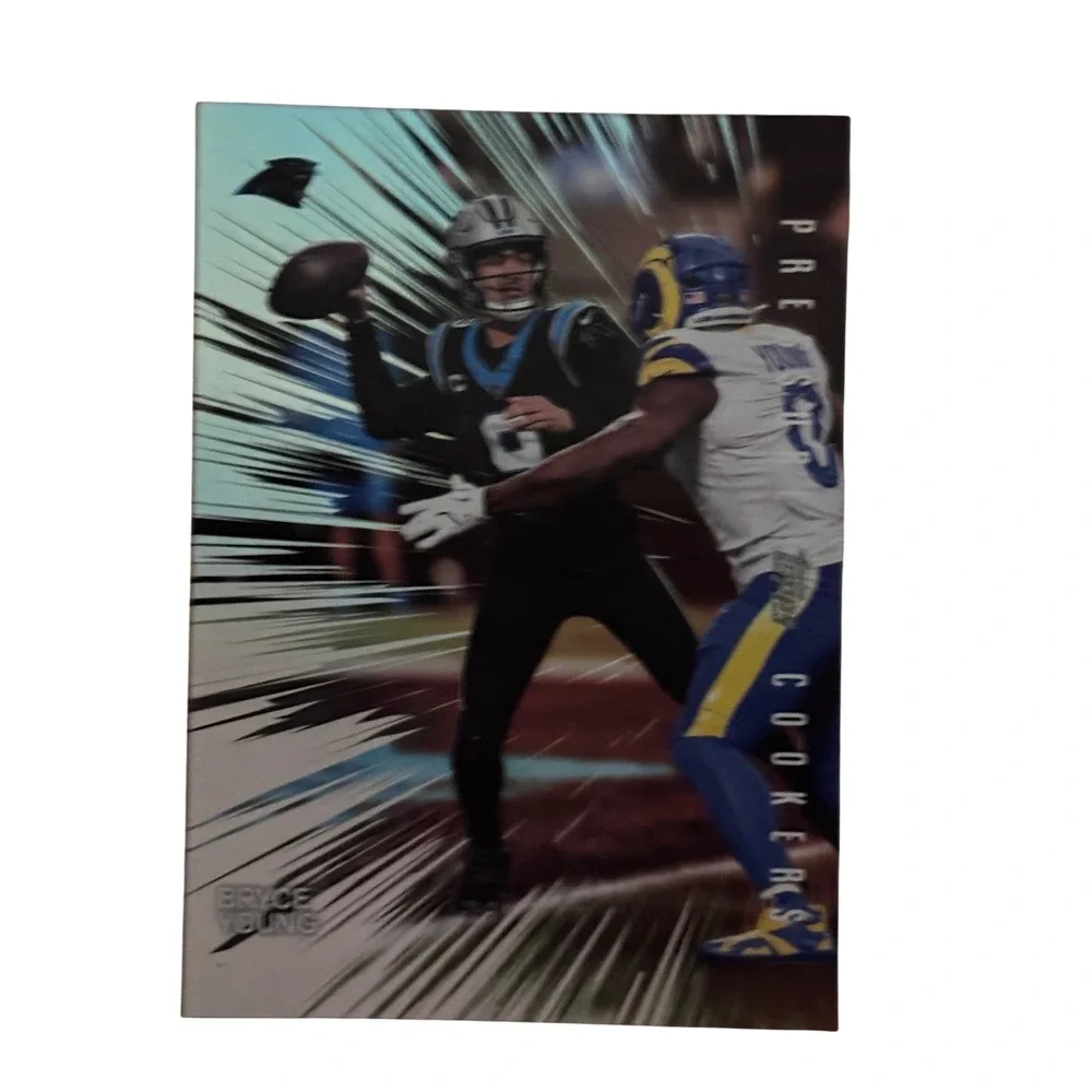 Topps Composite Bryce Young Carolina Panthers QB Card PC-13 Pressure Cookers 23